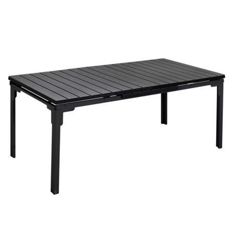 Kondela Zahradní rozkládací stůl, černá, MARGY - 0000399620
