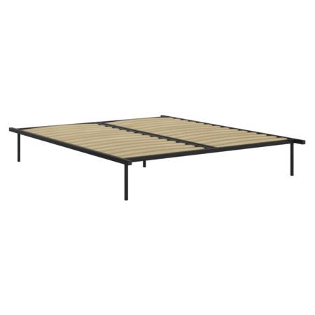 Kondela Samonosný rošt, 160x200, černá, kov/bříza, KENTAK - 0000403922