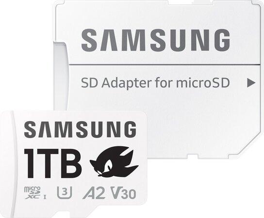 Samsung micro SDXC karta 1TB PRO Plus 'Sonic the Hedgedog' + SD adaptér - MB-MD1T0SA/LC1