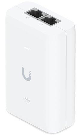 Ubiquiti U-POE-at - Gigabit PoE injektor, 48V, 30W, včetně napájecího kabelu - U-POE-at
