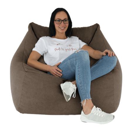 Kondela Sedací pytel, hnědá látka, URASON - 0000395841