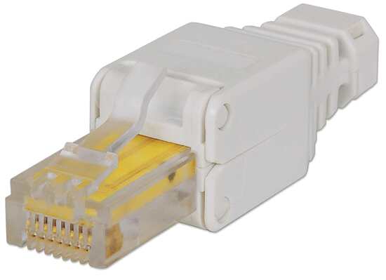Intellinet konektor RJ45, UTP Cat5e, 1ks samozařezávací, drát i lanko - 790482