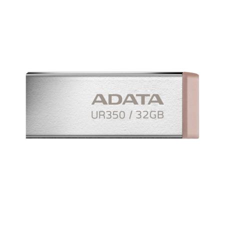 ADATA Flash Disk 32GB UR350, USB 3.2 Dash Drive, kov hnědá - UR350-32G-RSR/BG