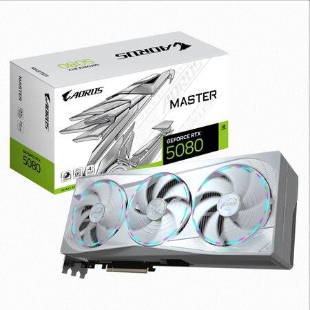 Gigabyte AORUS GeForce RTX 5080 MASTER ICE 16G - GV-N5080AORUSM ICE-16GD