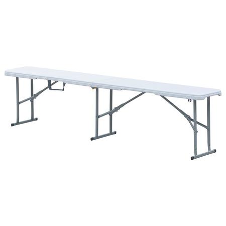 Autronic AZ-K1001 WT Lavice campingová, skládací, s madlem pro snadné přenášení - AZ-K1001 WT