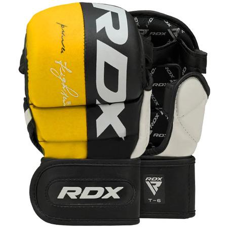 RDX Sparring rukavice T6 MMA žluté XL - 05-RDX_GGRT6Y-XL