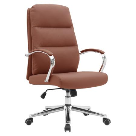 Kondela Kancelářské křeslo, hnědá camel/chrom, ADMON - 0000400856
