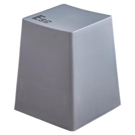 Kondela Taburet, šedá plast, KLAVO - 0000397766