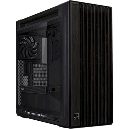 ASUS case PROART PA602 WOOD TG PWM BLACK, Mid Tower, průhledná bočnice, černá - 90DC00J0-B09010