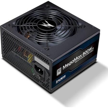 Zalman zdroj MegaMax 800W/ ATX / akt. PFC / 120mm ventilátor / 80PLUS - ZM800-TXII