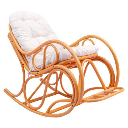 Kondela Houpací křeslo, medová/béžová, AGATON - 0000396854