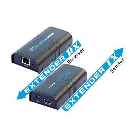 XtendLan HDMI přenos po LAN, přijímač, UDP/Multicast, 100Mbps@1080p - EHDMIC11-R