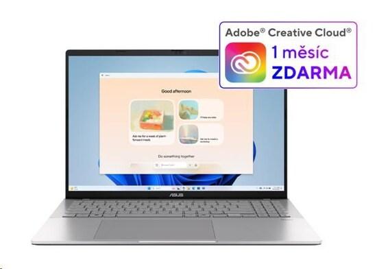 ASUS NTB Vivobook S16 (S3607CA-RP006W), Ultra 7 255H, 16" 1920x1200, 16GB, 1TB SSD, Intel, W11 Home, Cool Silver - S3607CA-RP006W