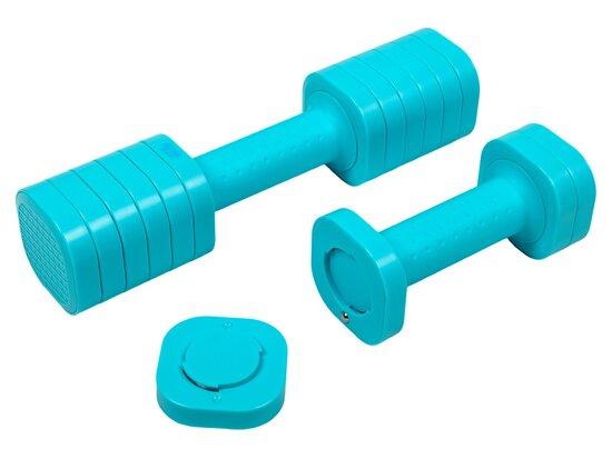 Acra nastavitelná činka LADY 2-5 lb – set 2 ks v balení celkem 4,66 Kg - 05-XDUM_SM