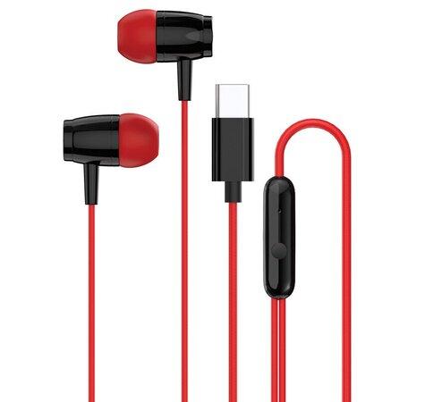 CANYON špunty SEP-5 TYPE-C Red - CNS-CEP5R