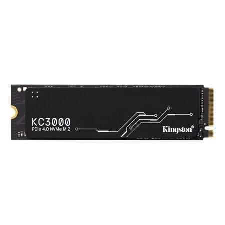 KINGSTON KC3000 512GB SSD / NVMe M.2 PCIe Gen4 / Interní / M.2 2280 / chladič - SKC3000S/512G