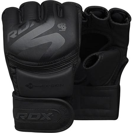 RDX Tréninkové rukavice F15 MMA černé M - 05-RDX_GGRF15MB-M