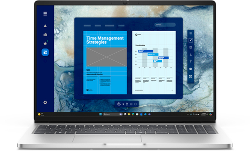 Dell Pro 16 PC16250/U7-255U/16GB/512GB SSD/16" FHD+/IR Cam&Mic/FgrPr/3 Cell/65W/WLAN/Backlit Kb/W11 Pro/3Y ProSpt - WWW91