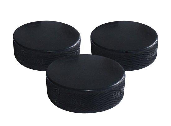 Acra Sada rekreační hokejové puky, 3 ks v sadě - 05-W1011SET