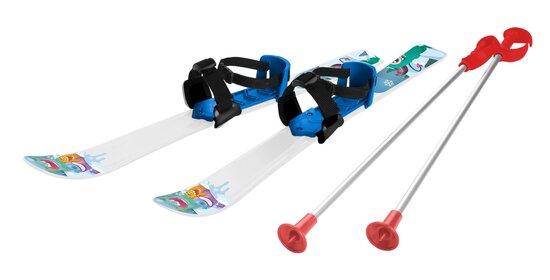 Lyže Baby Ski - 90 cm, barva bílomodrá - 05-LSP90-BLMO
