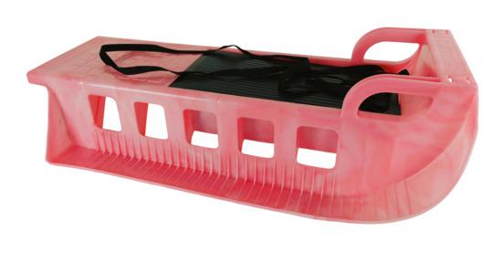 Saně Kamzík plastové SPECIÁL, růžová - 05-A2043SP-RU