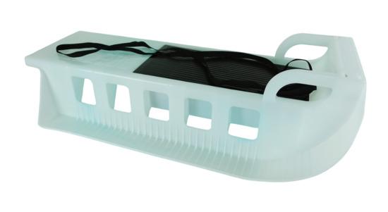 Saně Kamzík plastové SPECIÁL, bílomodrá - 05-A2043SP-BLMO