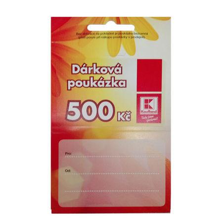 Dárková poukázka Kaufland v hodnotě 500,-