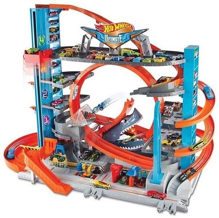 Hot Wheels city garáž se smyčkou