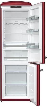 Chladnička komb. Gorenje ONRK193R, Retro, NoFrost