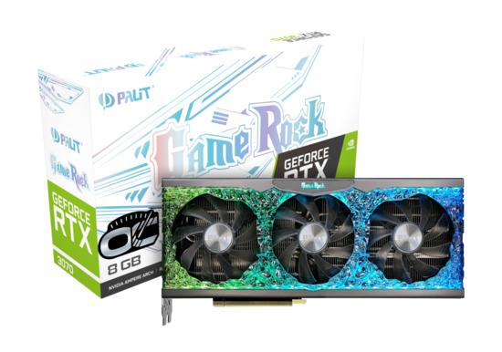 PALIT GeForce RTX 3070 Gamerock OC 8GB GDDR6 - NE63070H19P2-1040G