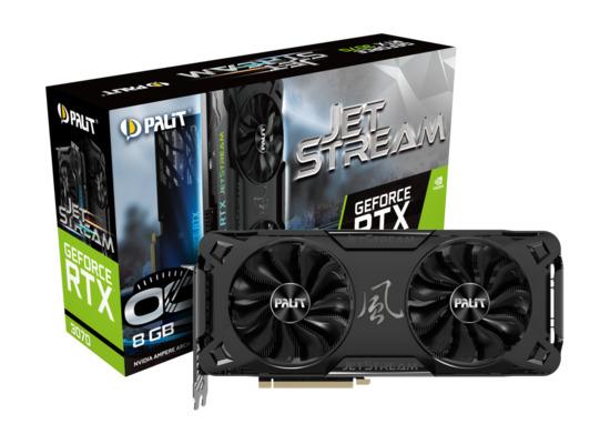 PALIT GeForce RTX 3070 Jetstream OC 8GB GDDR6 - NE63070T19P2-1040J
