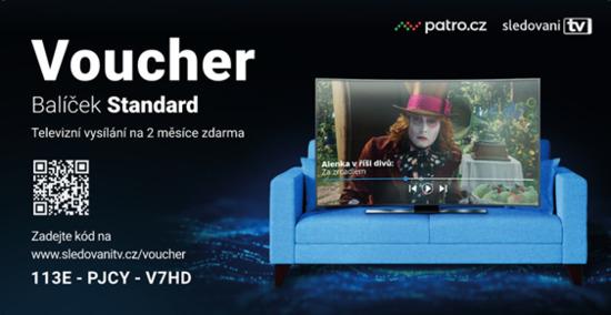 Sledování TV voucher Standard na 2 měsíce