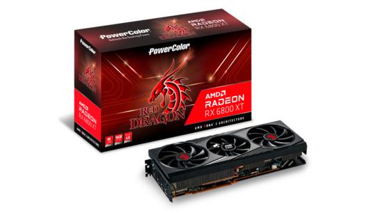 POWERCOLOR Red Dragon AMD Radeon™ RX 6800 XT 16GB GDDR6 - AXRX 6800XT 16GBD6-3DHR/OC