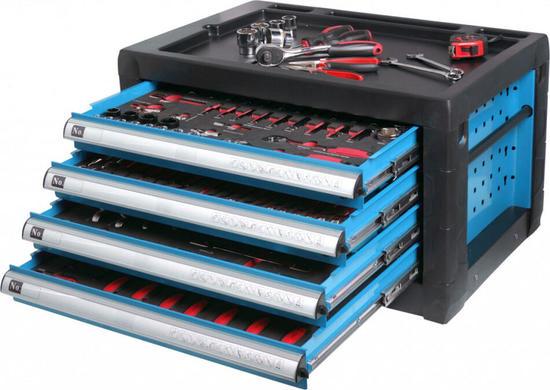 AHProfi Přenosná skříňka na nářadí, 4 zásuvky, 690x460x405mm - AH010003 (Poškozená, Bazar) - WT01Y0003