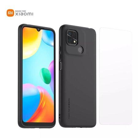 Made for Xiaomi TPU Kryt + Tvrzené Sklo pro Xiaomi Redmi 10C Black - 3662515024949