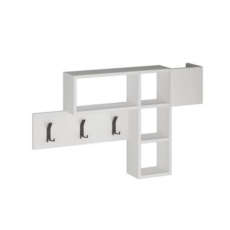 Hanah Home Hall Stand Game White - bazar - 776HMS4036