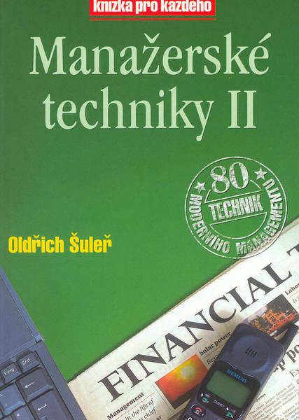 Manažerské techniky II - 80-85839-87-3