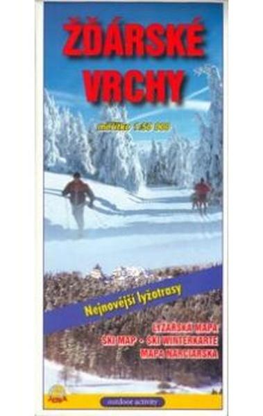 Žďarské vrchy 1:50 000 lyžařská mapa - 808620961X