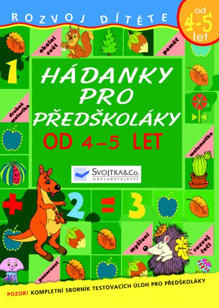 Hádanky pro předškoláky - 80-7352-334-5