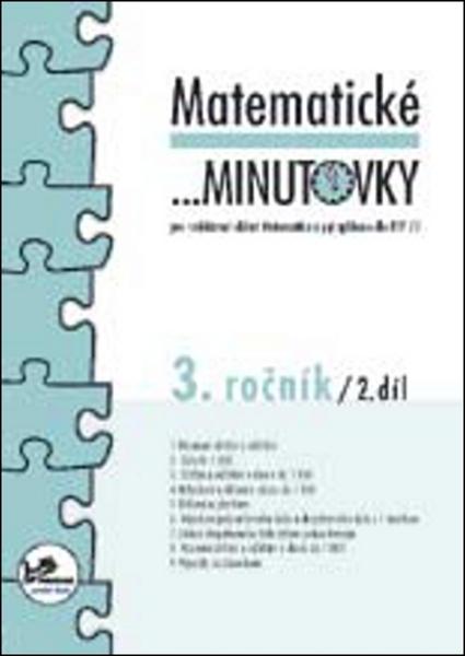 Matematické minutovky pro 3. ročník/ 2. díl - 3. ročník - Hana Mikulenková, Josef Molnár - 978-80-7230-202-4