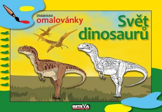 Svět dinosaurů didaktické omalovánky