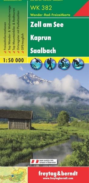 382 Zell am See, Kaprun, Saalbach 1:50 000