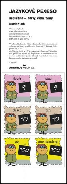 Jazykové pexeso angličtina - barvy, čísla, tvary - 978-80-266-0099-2