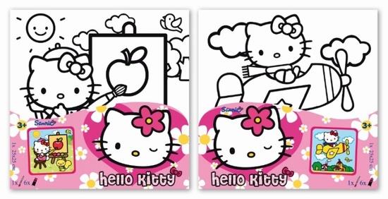 Malování na plátno Hello Kitty