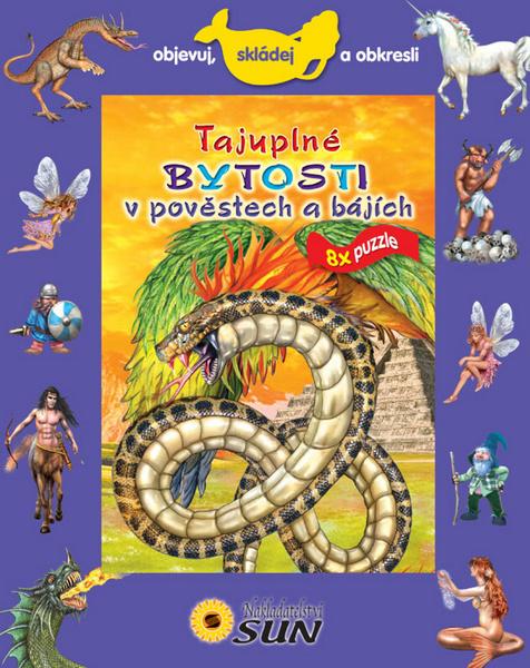 Tajuplné bytosti v pověstech a bájích 8x puzzle - 978-80-7371-485-7