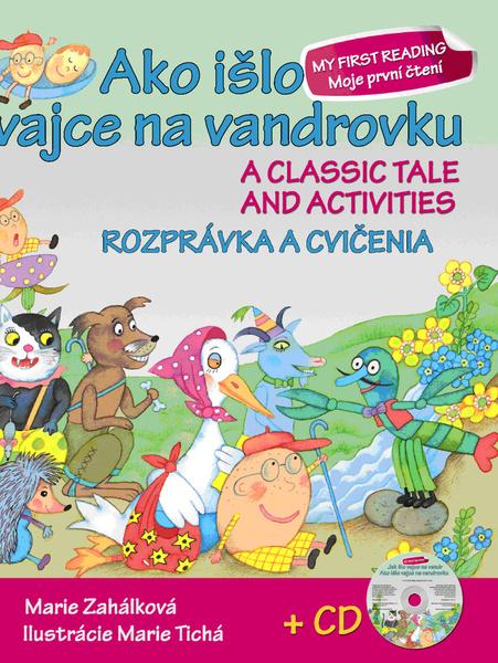 Ako išlo vajce na vandrovku Rozprávka a cvičenia + CD - 978-80-7451-350-3