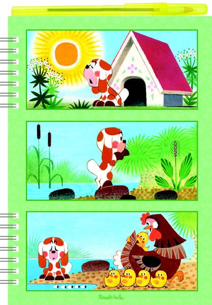 Štěňátko - školní zápisník A5