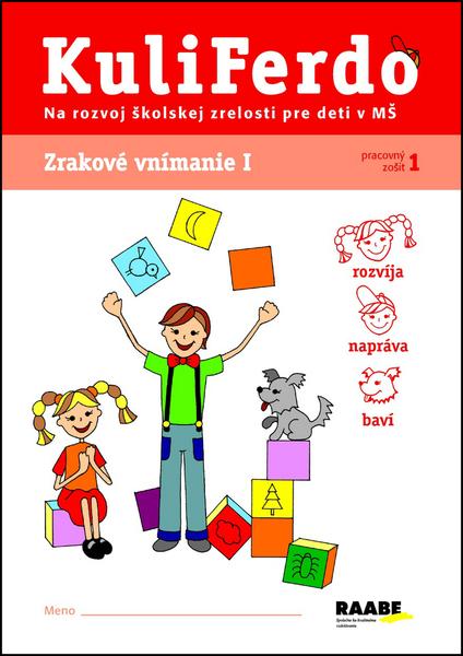 KuliFerdo Zrakové vnímanie I pracovný zošit 1 - 978-80-8140-111-4