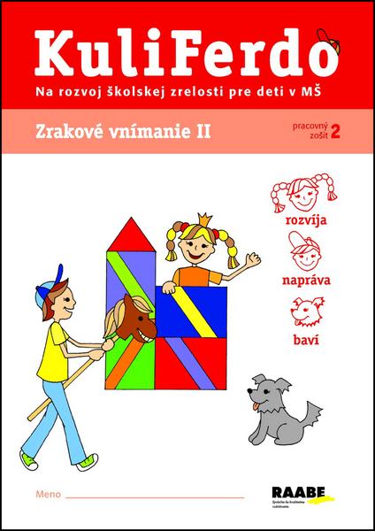 KuliFerdo Zrakové vnímanie II pracovný zošit 2 - 978-80-8140-112-1