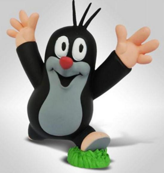 Bambilon Postavička gumová KRTEK běžící 7 cm